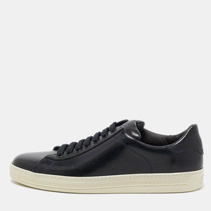 Tom Ford Shoes Tom Ford Navy Blue Leather Russell Low Top